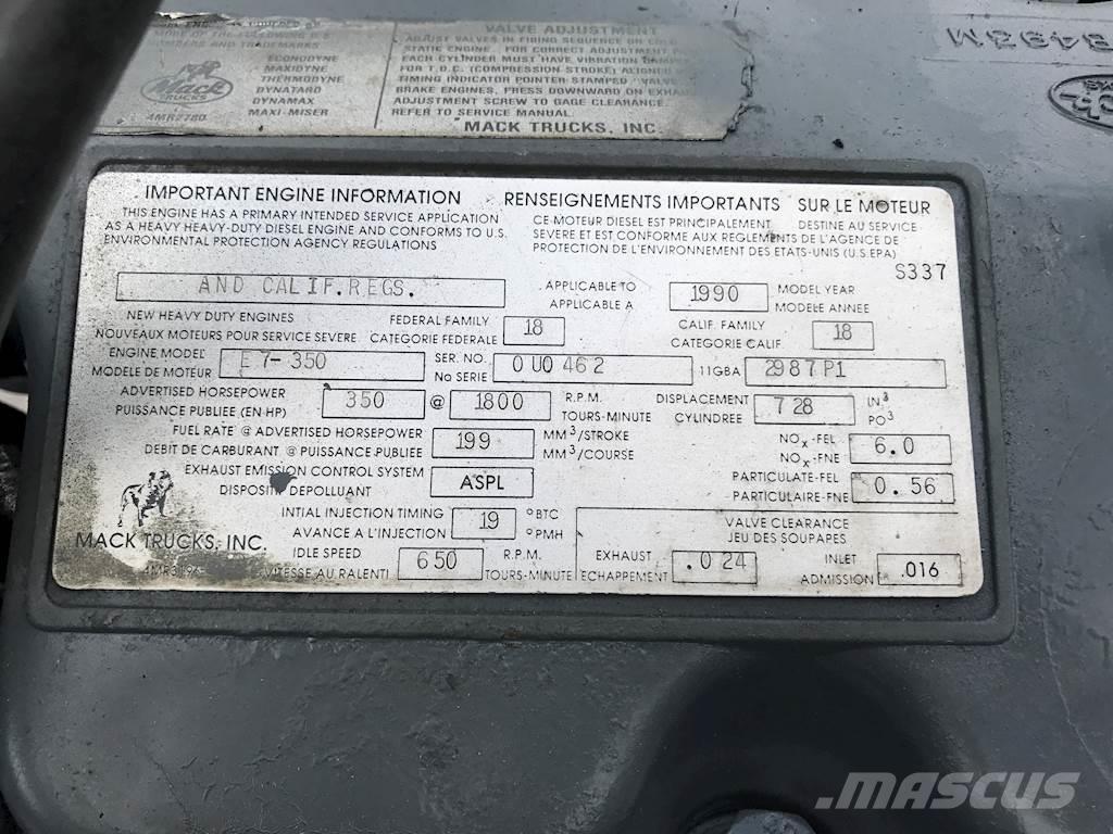 Mack E7-350 Motoren