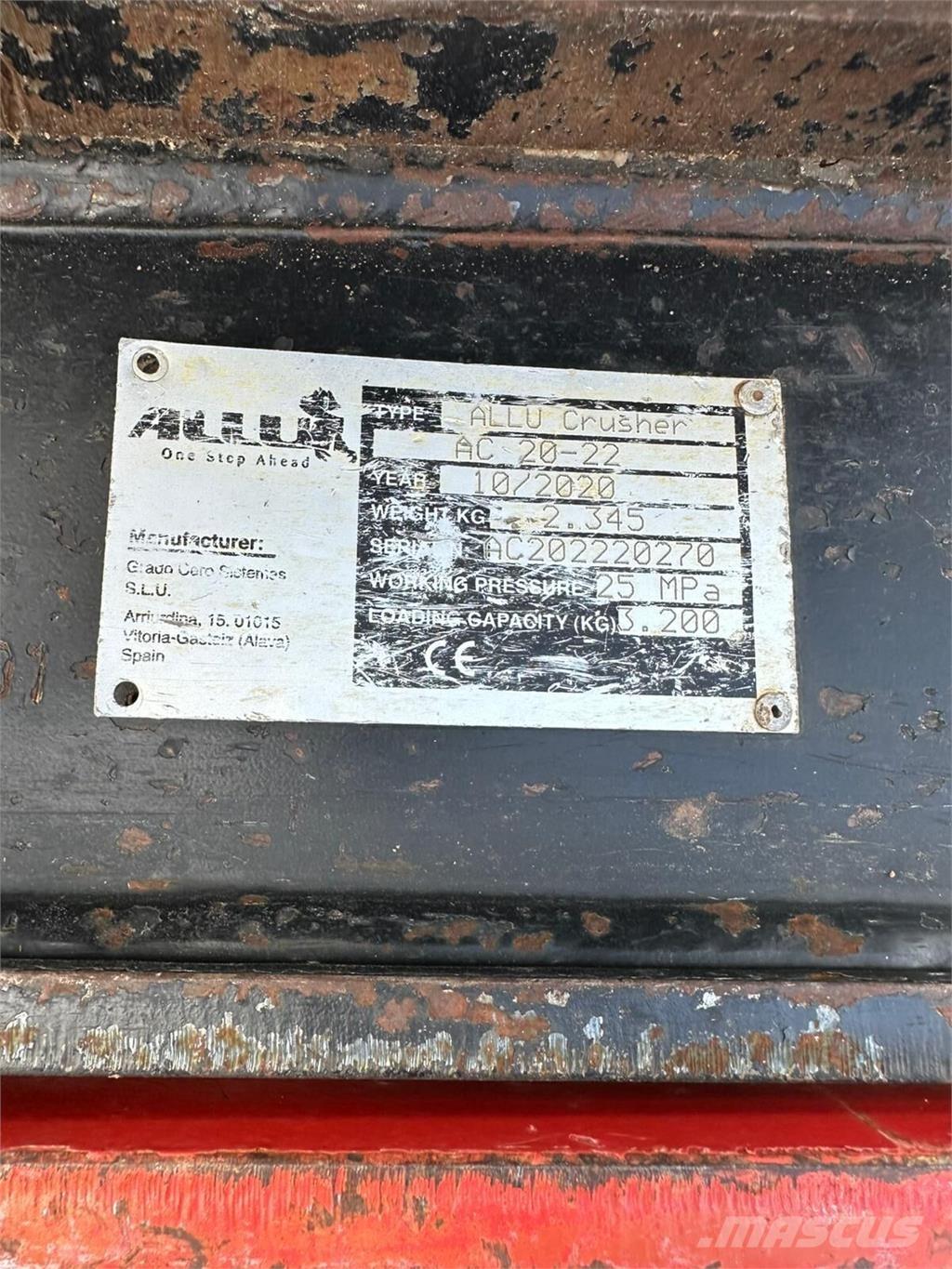 Allu AC 20-22 Sonstige Baumaschinen