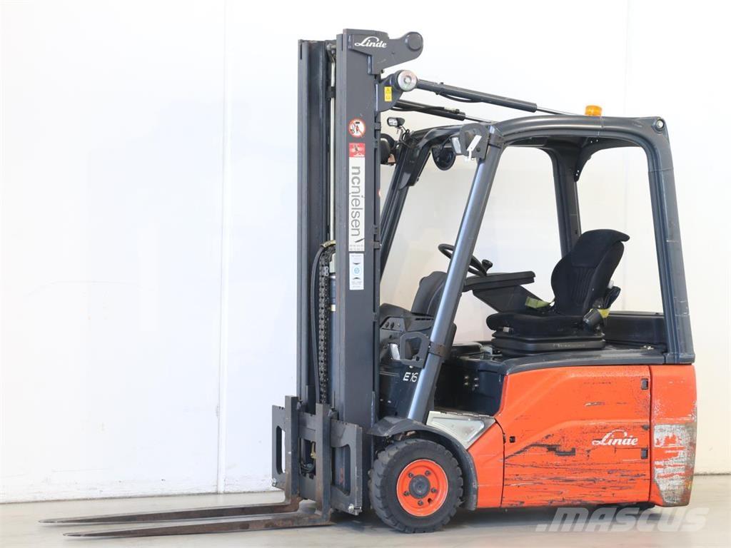 Linde E16/386-01 Elektrostapler