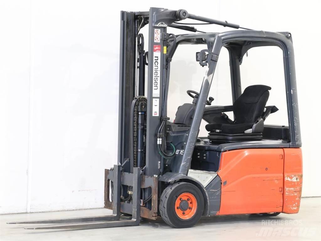 Linde E16/386-01 Elektrostapler