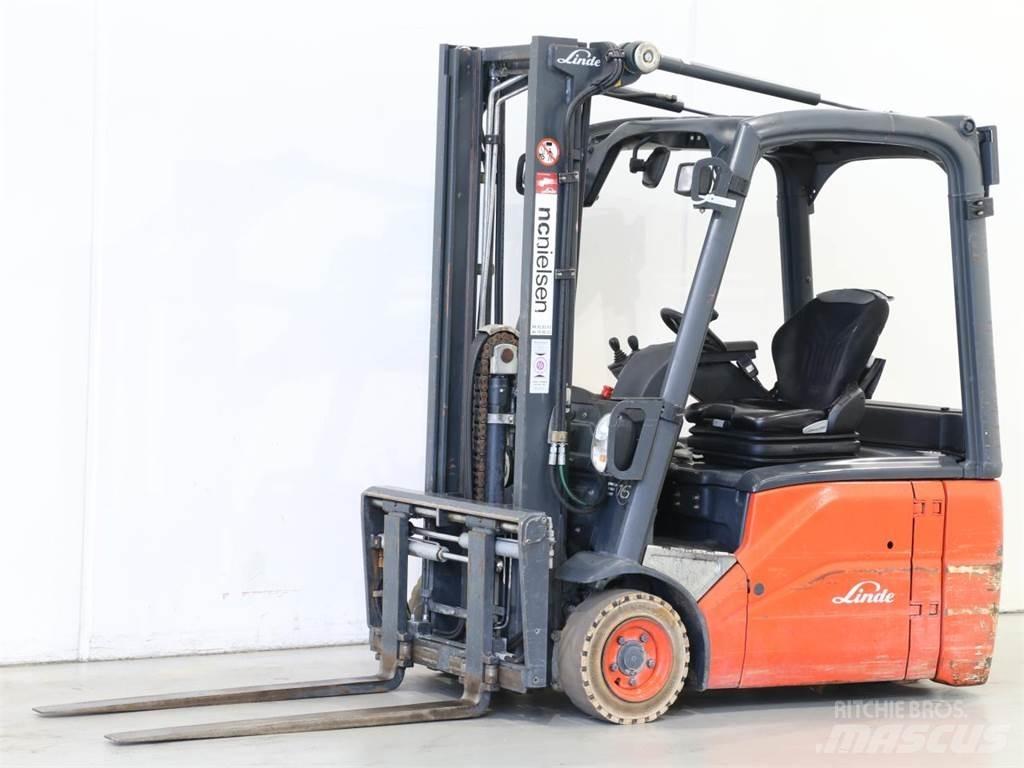 Linde E16/386-01 Elektrostapler