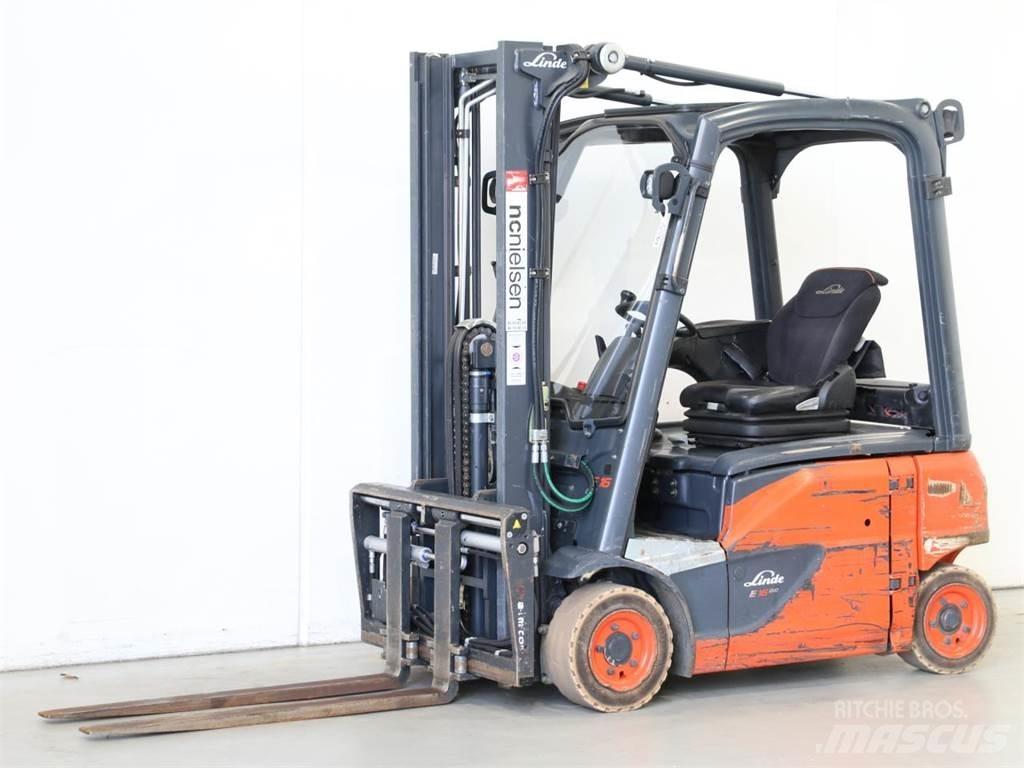 Linde E16P/386-02 Elektrostapler