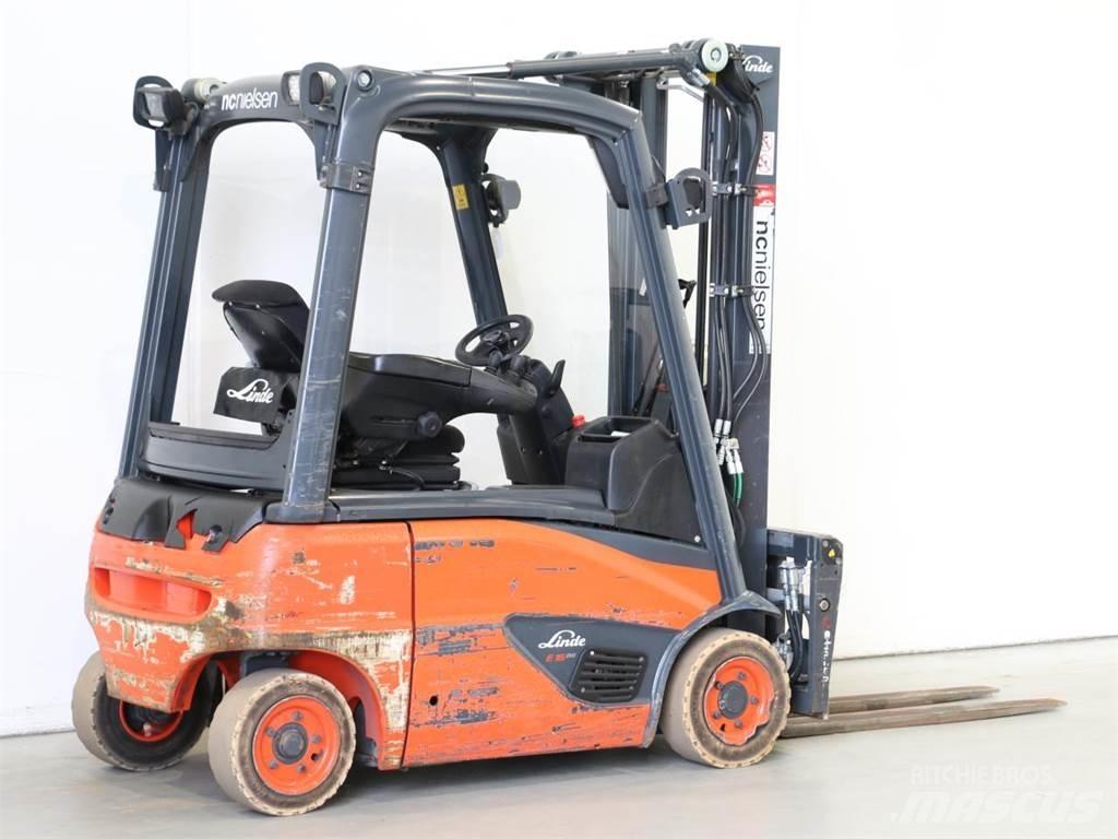 Linde E16P/386-02 Elektrostapler