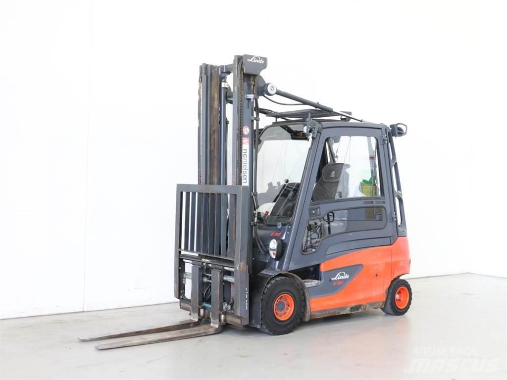 Linde E30L/387 Elektrostapler