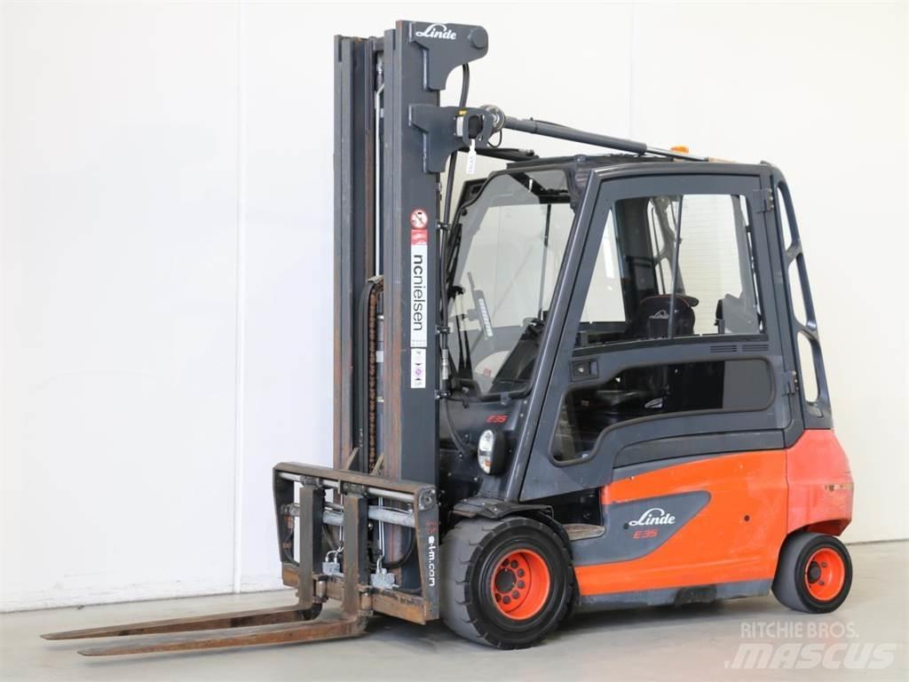 Linde E35L/387 Elektrostapler