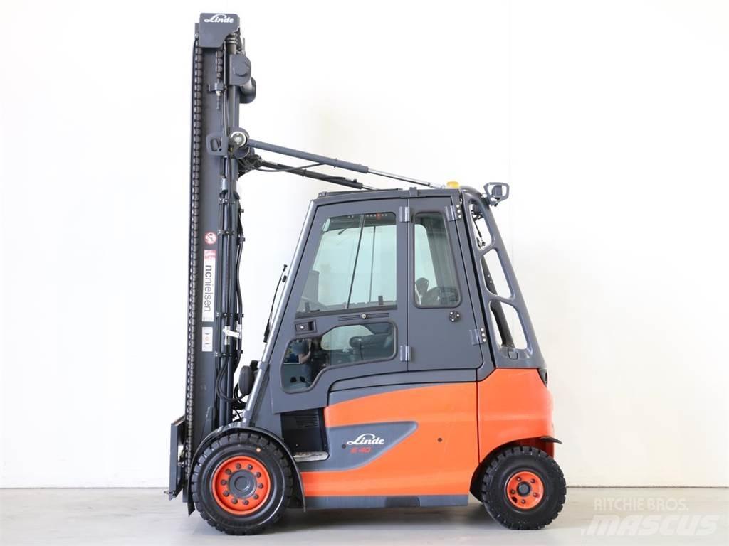 Linde E40/600H/388 Elektrostapler