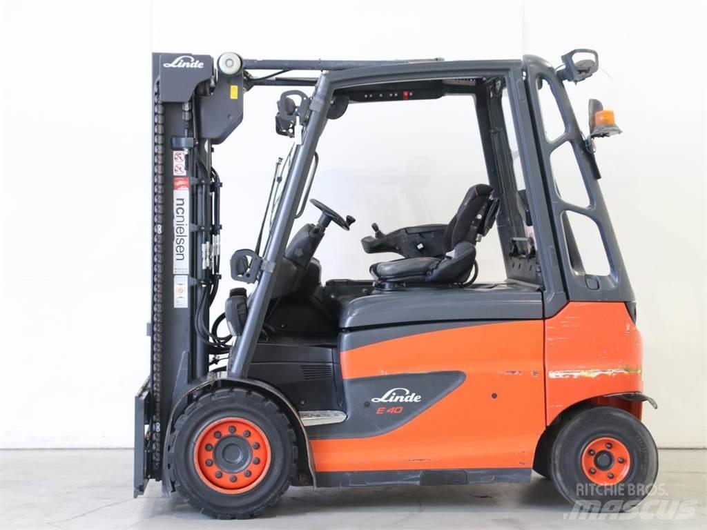 Linde E40/600H/388 Elektrostapler