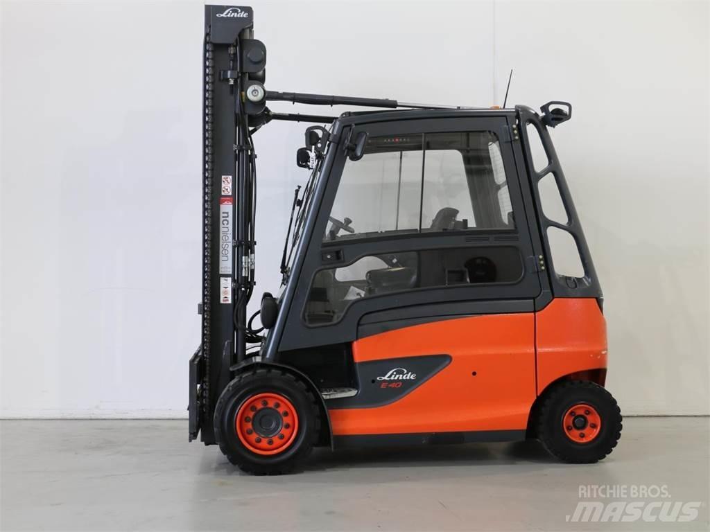 Linde E40/600HL/388 Elektrostapler