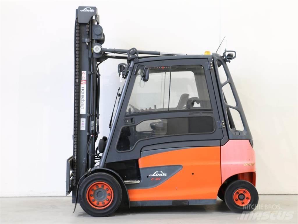 Linde E40/600HL/388 Elektrostapler