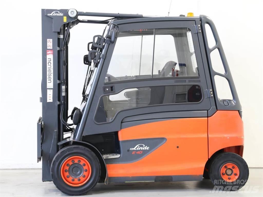 Linde E40/600HL/388 Elektrostapler