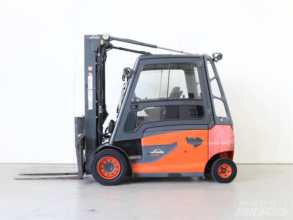 Linde E40/600HL/388 Elektrostapler
