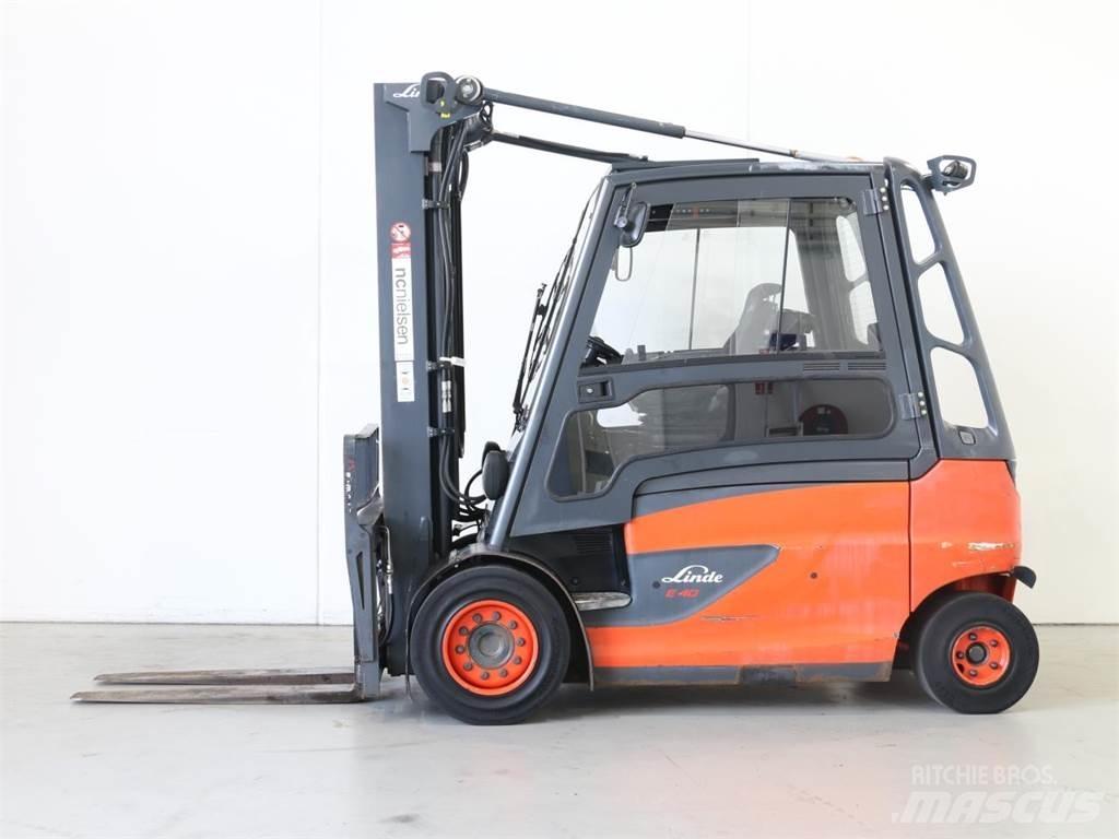 Linde E40/600HL/388 Elektrostapler