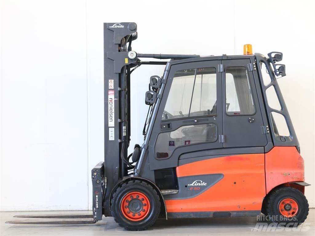 Linde E50/600HL/388 Elektrostapler