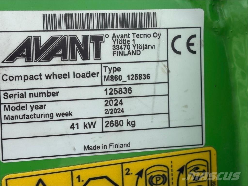 Avant 860 i Minilader