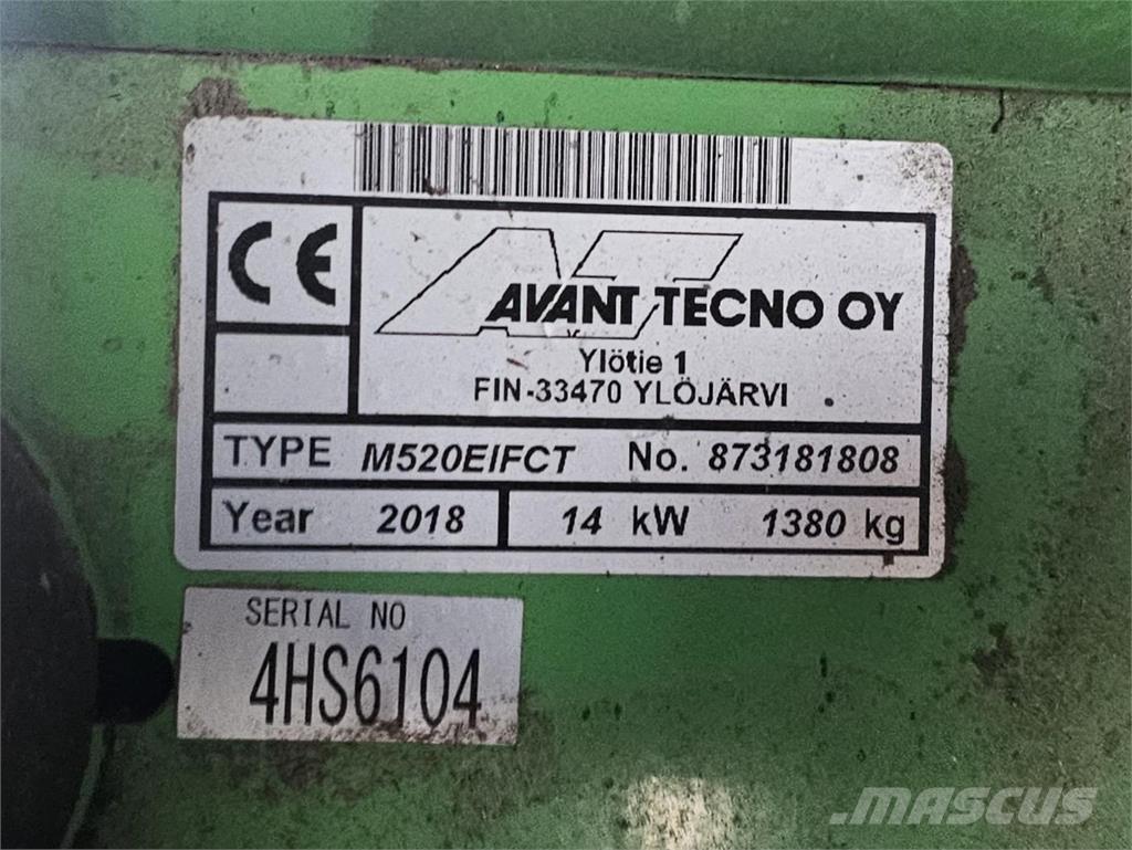 Avant M520 Minilader