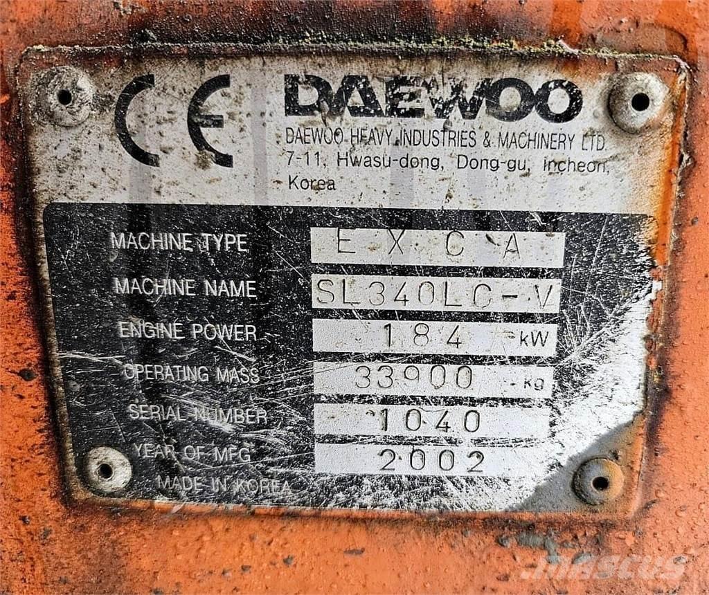 Daewoo SL340LC-V Raupenbagger