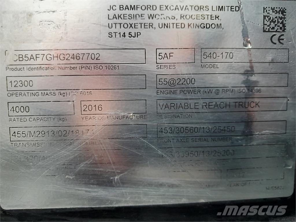 JCB 540-170 Teleskoplader