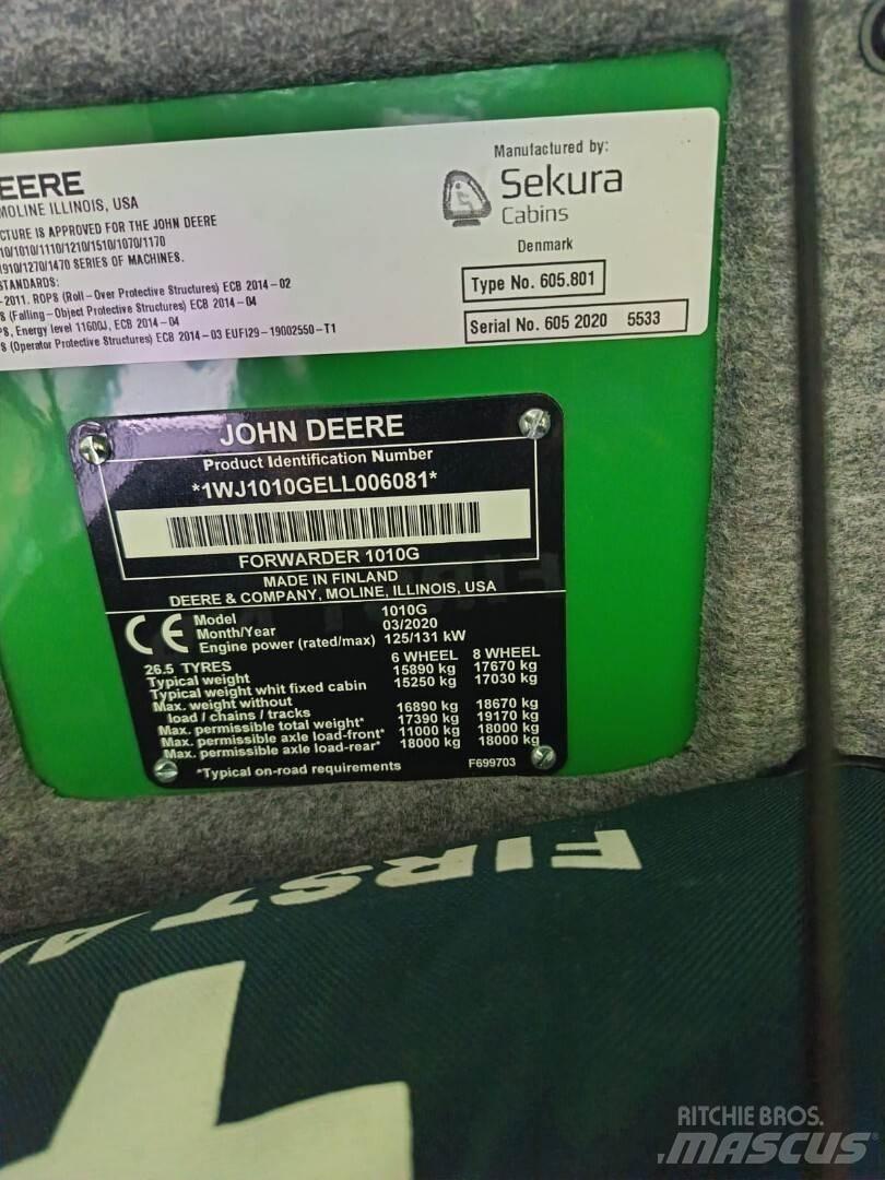 John Deere 1010G Forwarder