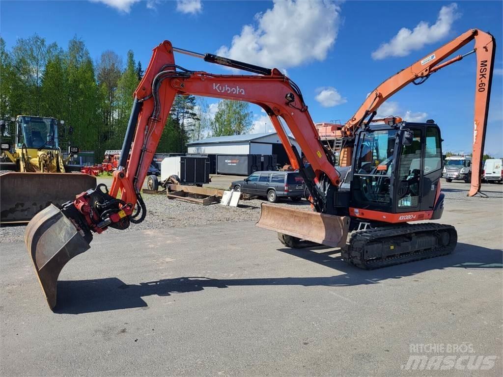 Kubota KX 080-4 Midibagger  7t - 12t
