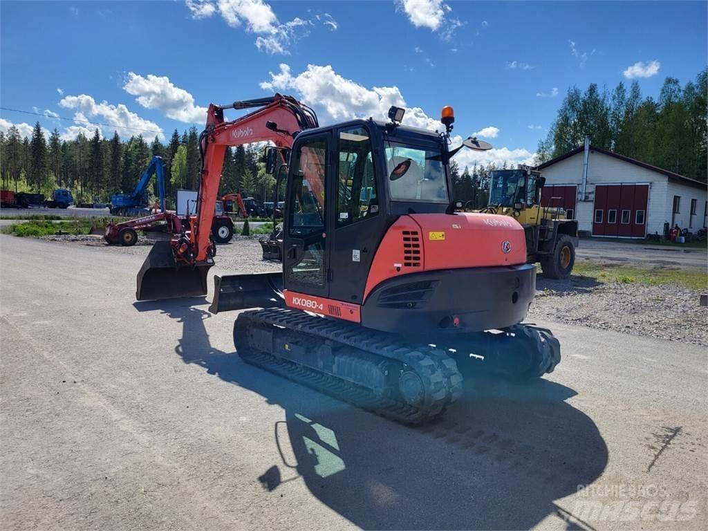 Kubota KX 080-4 Midibagger  7t - 12t