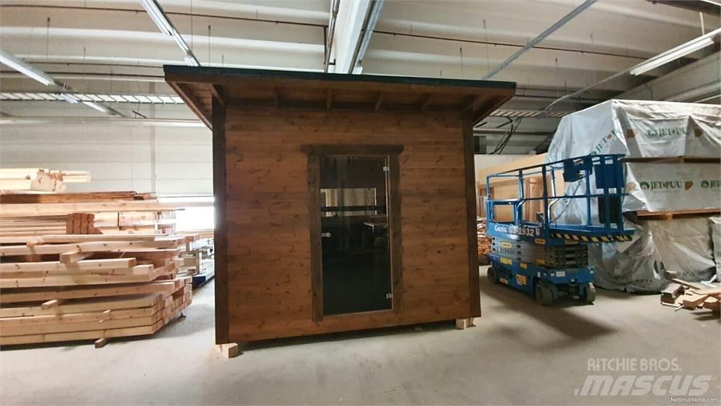  Saunamökki 15 hlö Stahlrahmenaufbauten