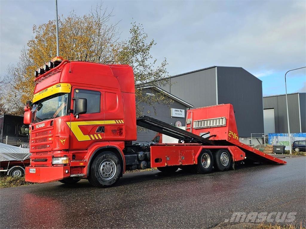Scania R124 6X2 Autotransporter