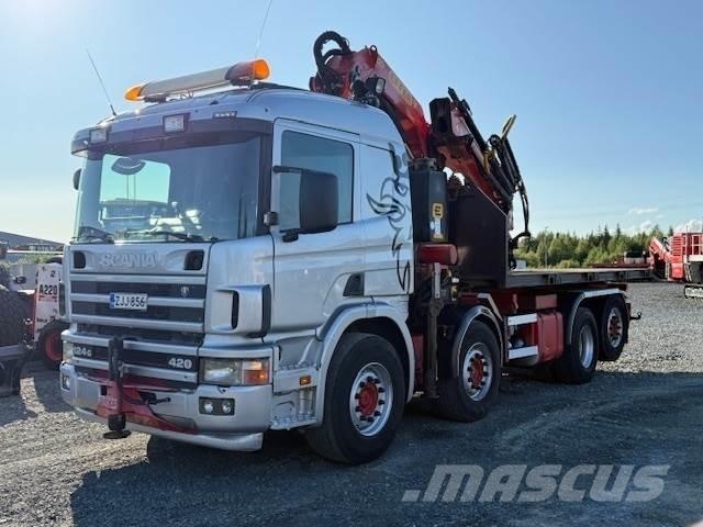 Scania R124G Kranwagen