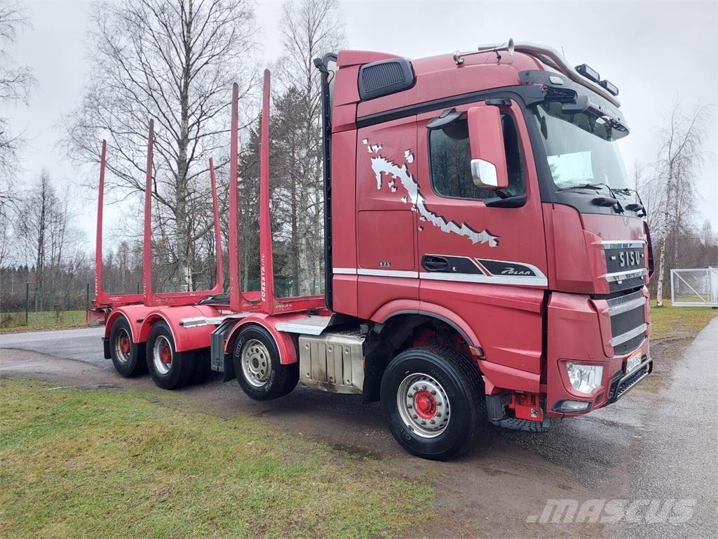 Sisu CK16M 8x4 Holztransporter