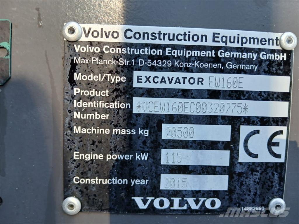 Volvo EW 160 E Mobilbagger
