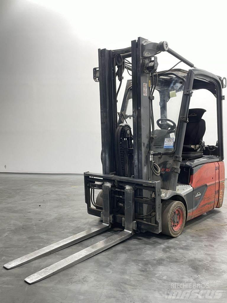 Linde E16-02-386 Elektrostapler