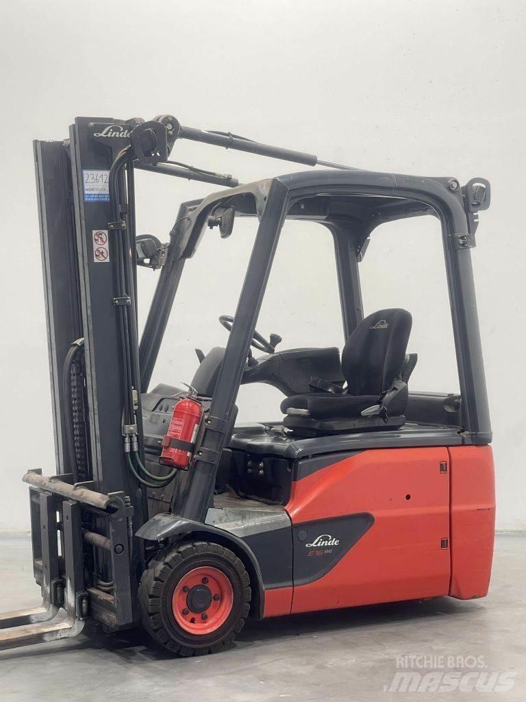 Linde E16-02-386 Elektrostapler