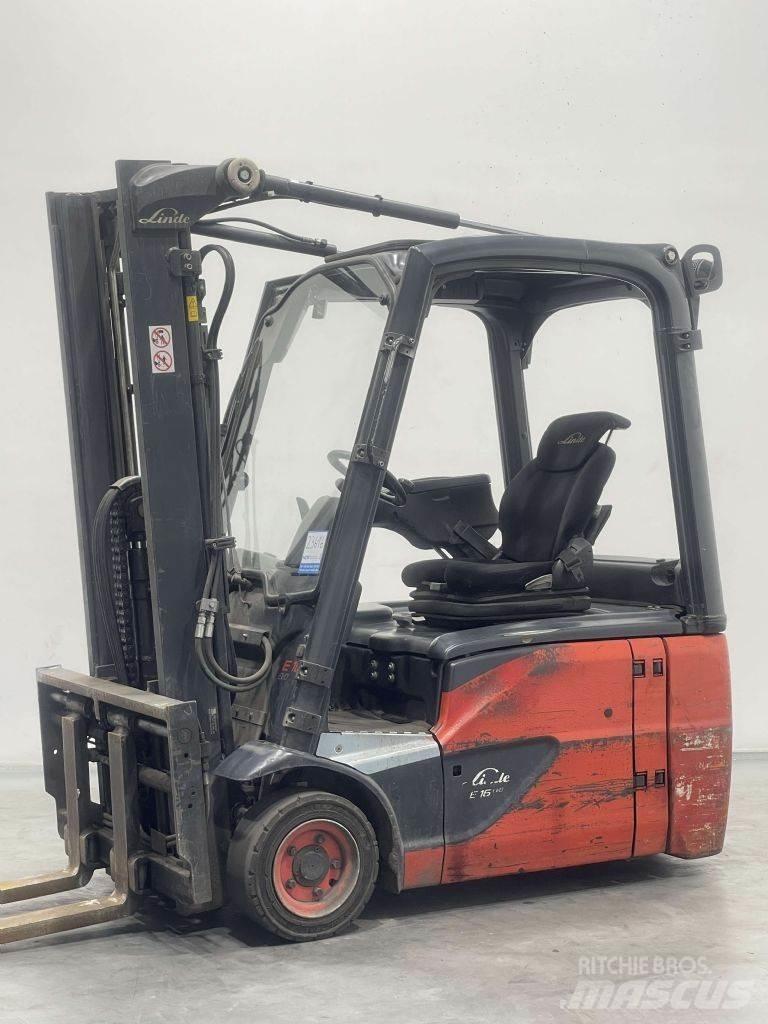 Linde E16-02-386 Elektrostapler