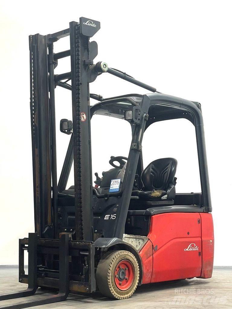 Linde E16-386 Elektrostapler