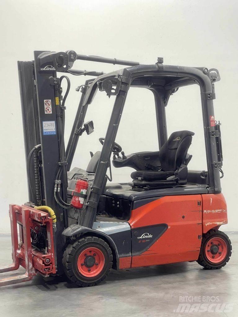 Linde E16P-02-386 Elektrostapler