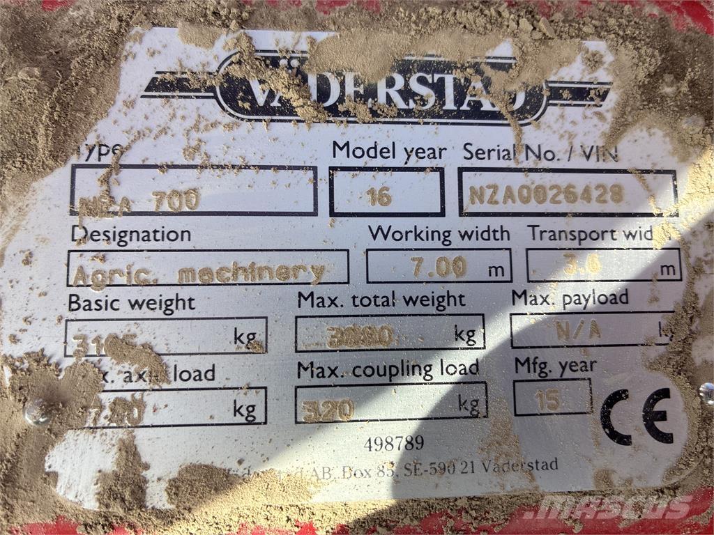Väderstad NZA 800 HARV Eggen
