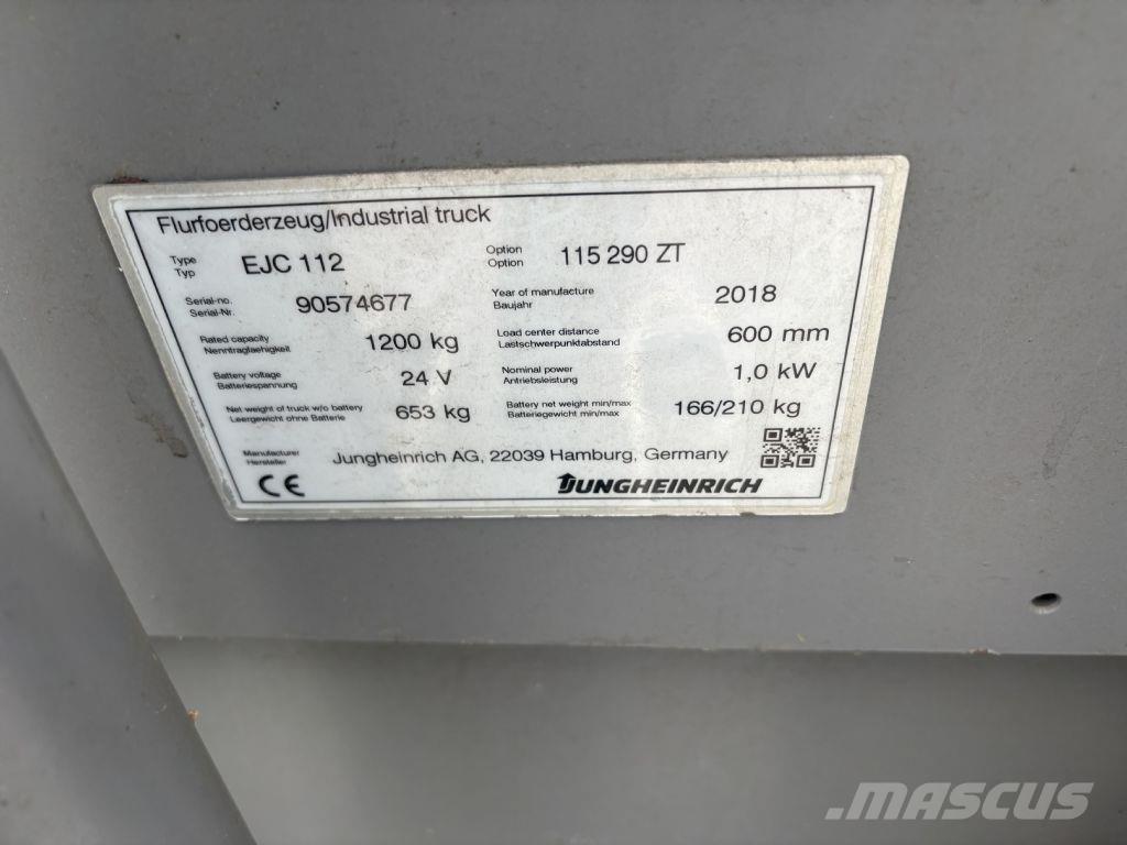Jungheinrich EJC 112 Deichselstapler