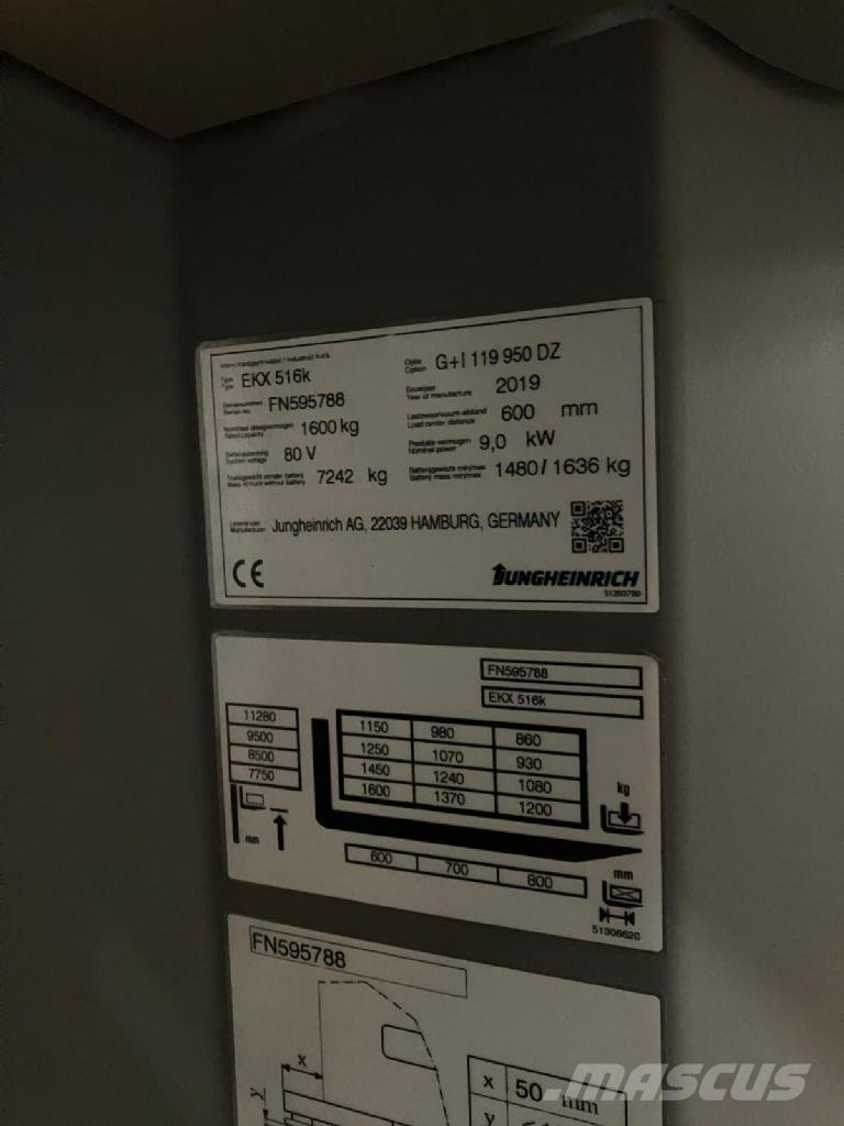 Jungheinrich EKX 516K Hochhub-Kommissionierer