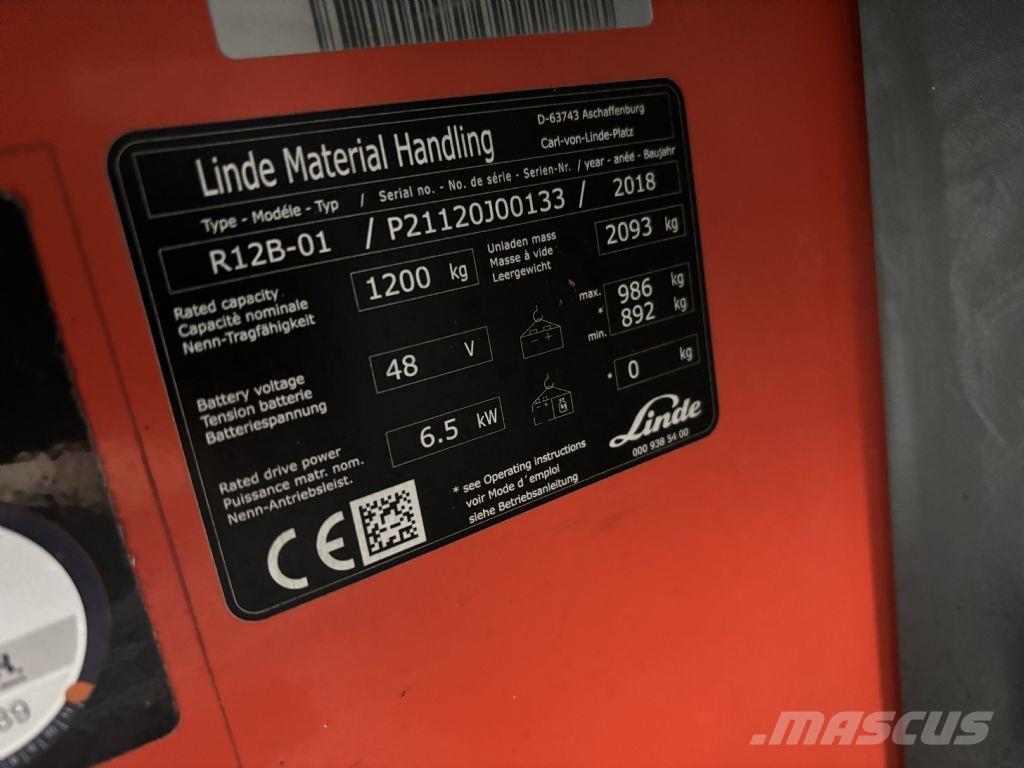 Linde R12B-01 Schubmaststapler