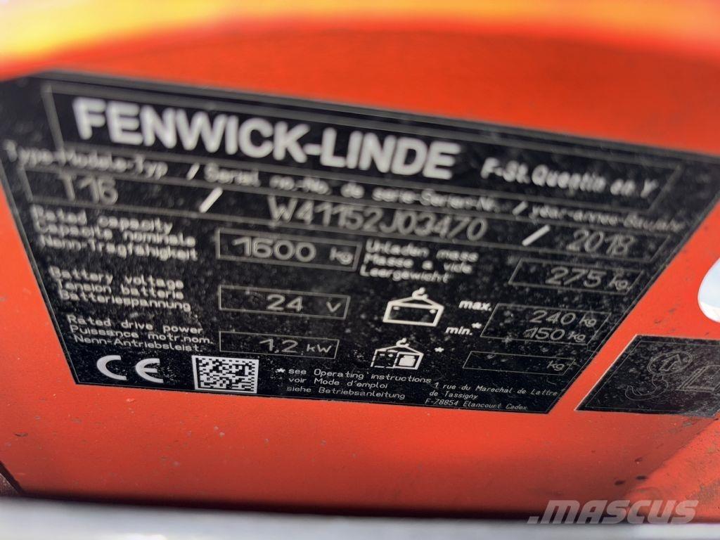 Linde T16 Niedergabelstapler