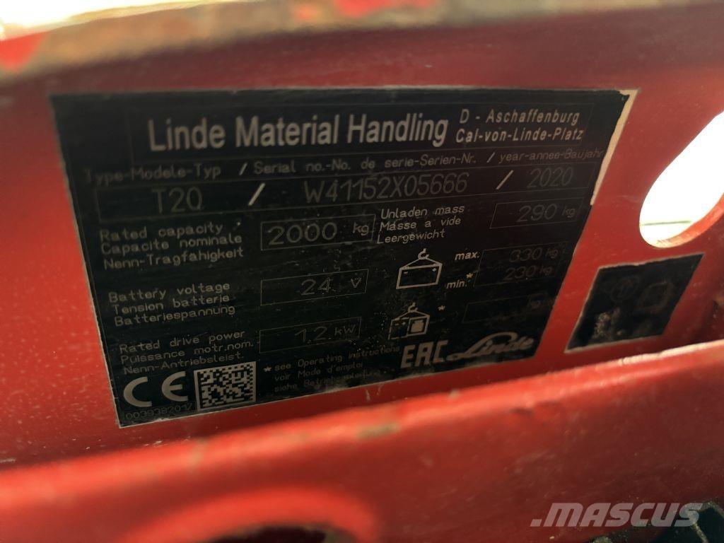 Linde T20 Niedergabelstapler