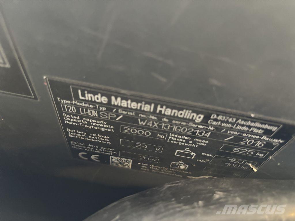 Linde T20 LI-ION SP Selbstfahrstapler