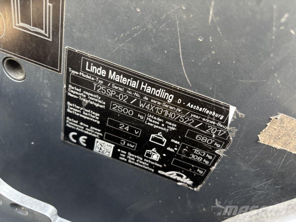 Linde T25SP-02 Selbstfahrstapler