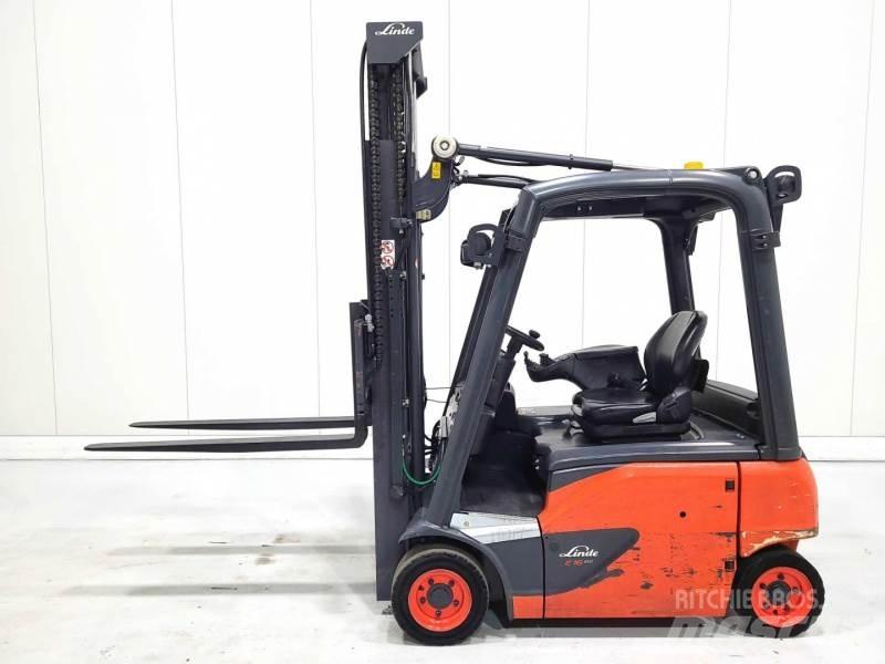 Linde E16P-02 Elektrostapler
