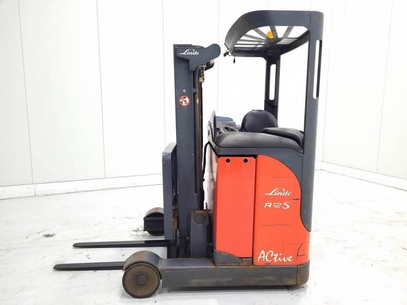 Linde R12 Schubmaststapler