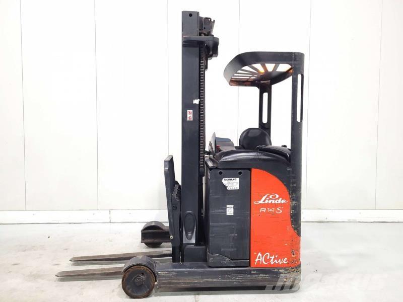 Linde R14S-12 Schubmaststapler