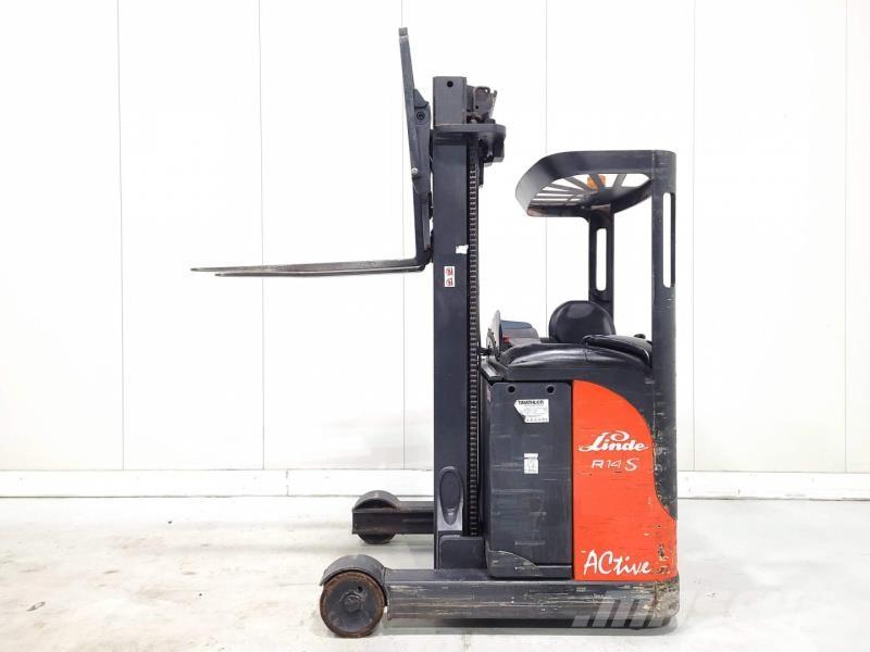 Linde R14S-12 Schubmaststapler