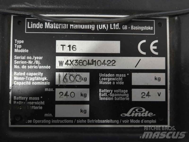 Linde T16 Handhubwagen