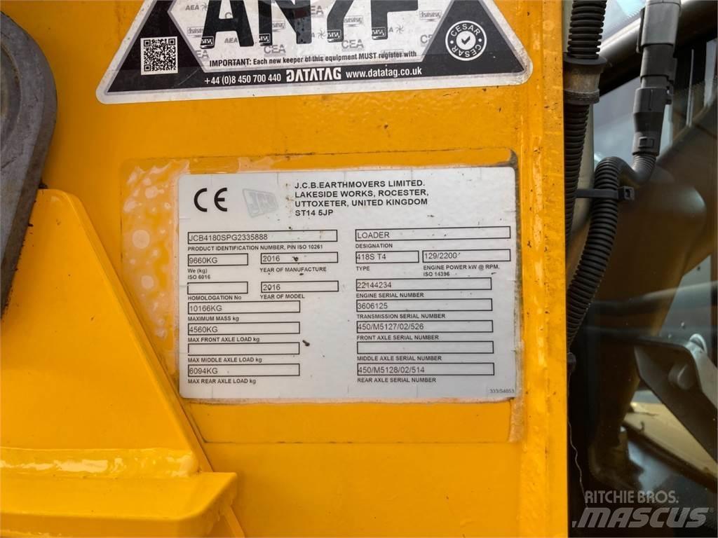 JCB 418S Teleskoplader für Landwirtschaft