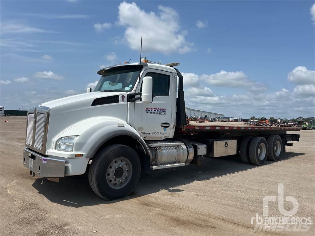 Kenworth T880 Pritschenwagen/Pritschenwagen mit Seitenklappe