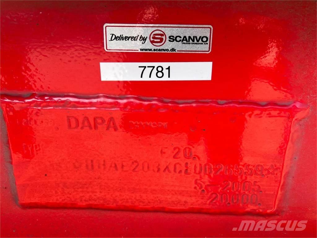 Dapa 20 ton wirehejs Anhänger-Absetzkipper